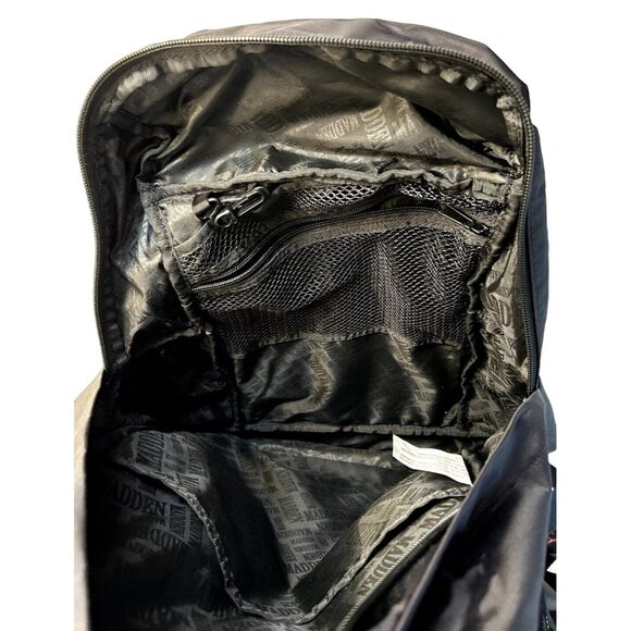 Steve Madden Black Casual Water Resistant Polyester Backpack (MM-066) 22"x18" - Picture 7 of 12